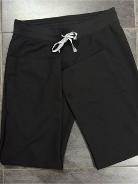 Figs Livingston Scrub Bottoms - Black Size Small Petite